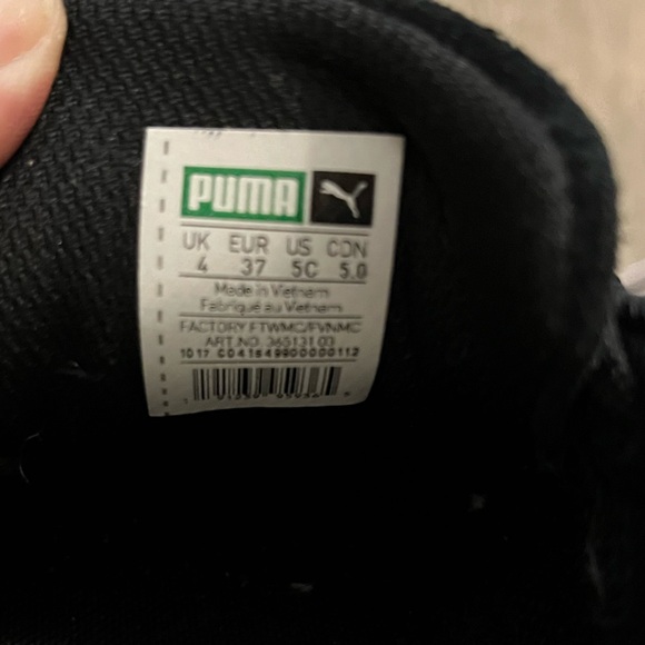 Puma Black Suede Platform - Picture 3 of 6